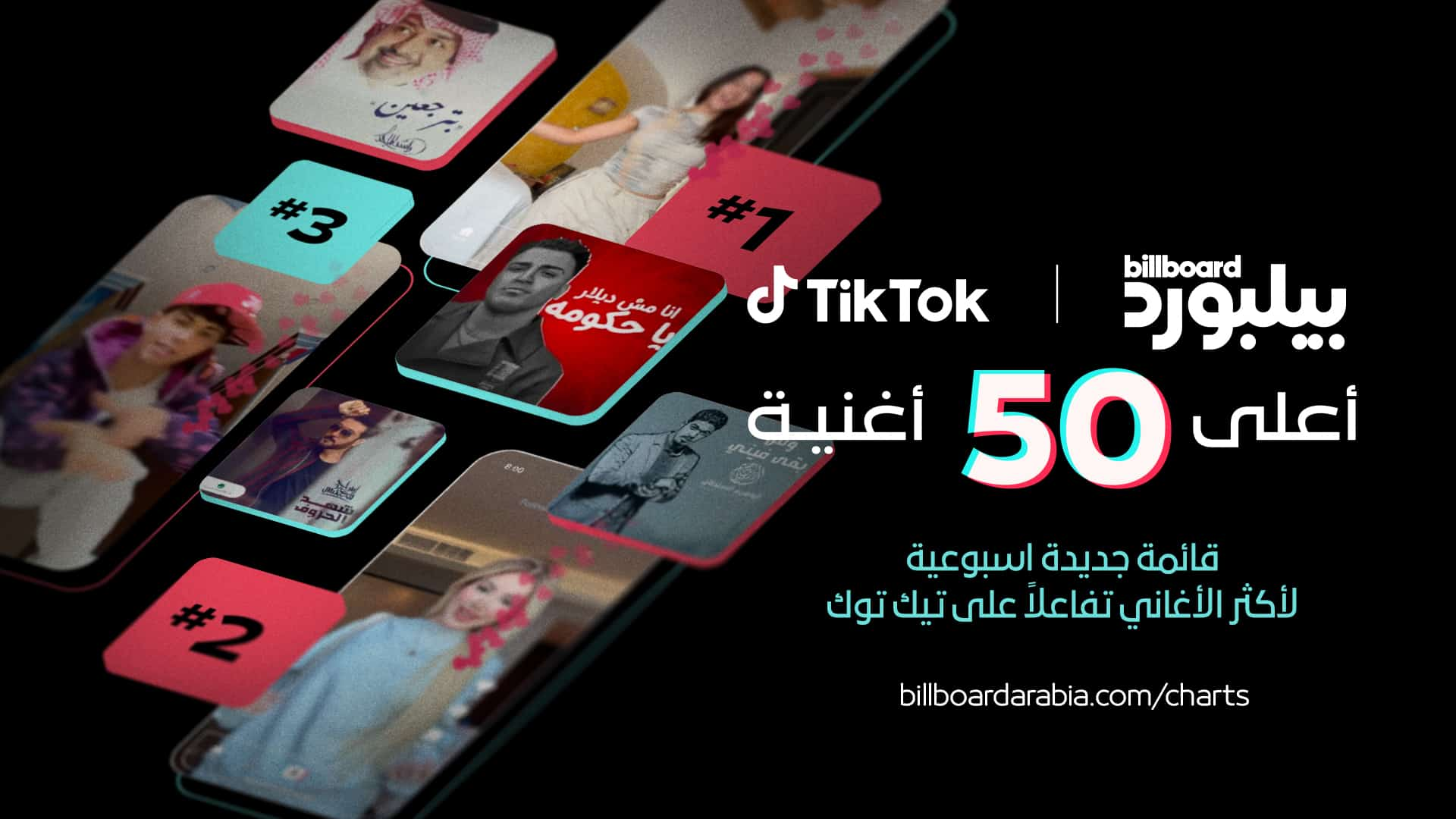 TikTok and Billboard Arabia Partner to Launch "TikTok Billboard Arabia Top 50" Music Chart